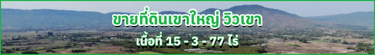 ขายที่ดินเขาใหญ่ โอกาสทอง! ที่ดินแปลงสวย ใกล้เขาใหญ่ วิวธรรมชาติ เต็มตา